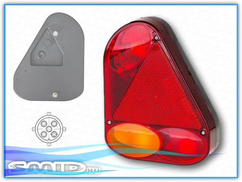 FT-077 PPMBAJ FRISTOM Lámpa Egyesített hátsólámpa utánfutó alkatrész